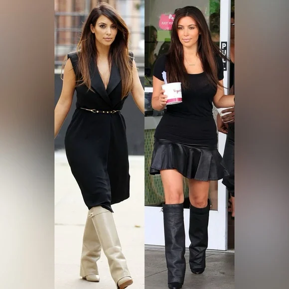 Givenchy Shoes Givenchy Foldover Boots Suede Size 395 Aso Kim